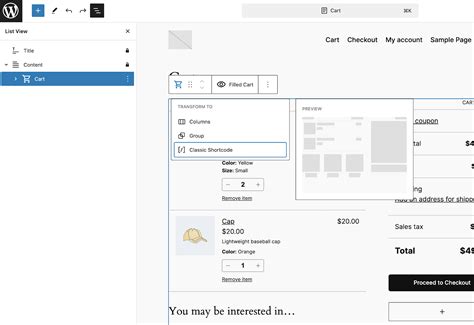 Customizing the Cart and Checkout Pages .